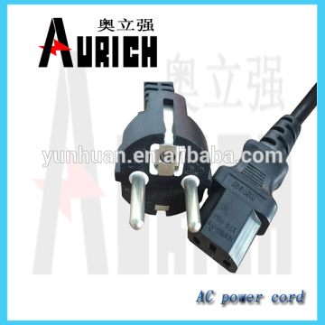 Eu Electrical Plug Cable Ac Power Cord with cordset